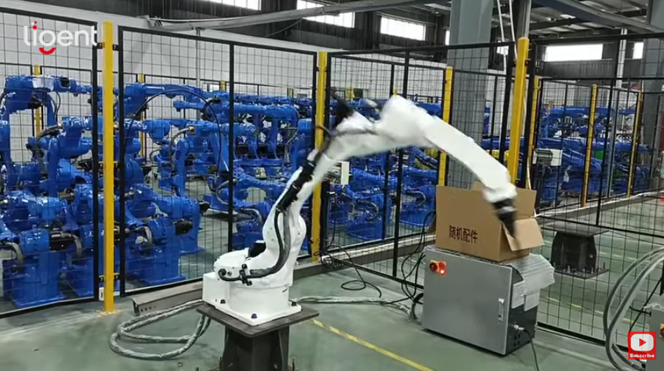 LIGENT welding robot-running speed test