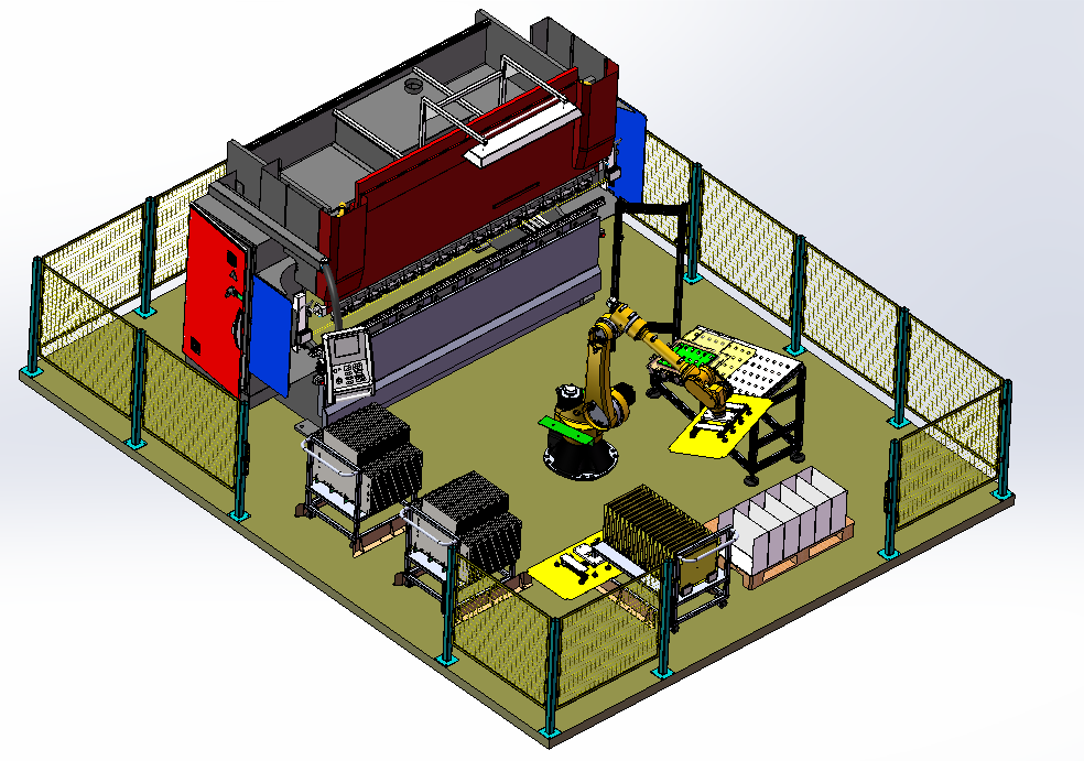 China LIGENT Industrial Handing Robot Bending Solution