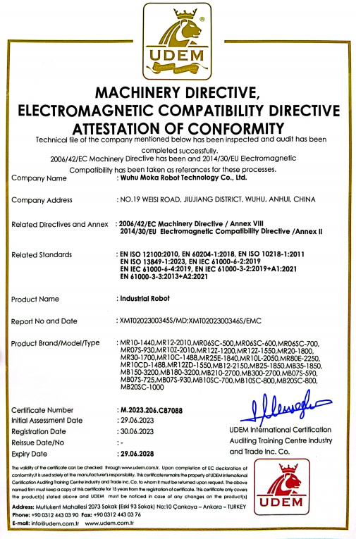 LIGENTrobot CE certification